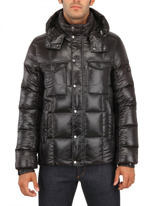 Lyst - Tatras Shiny Nylon Hooded Verrazzano Jacket in Black for Men