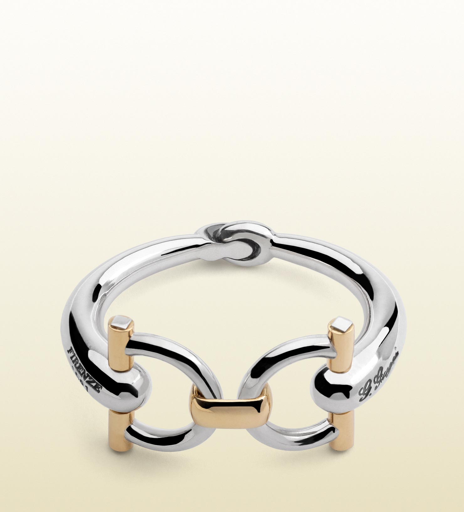 Lyst Gucci Horsebit Bracelet With G Firenze Engraving In Gallery