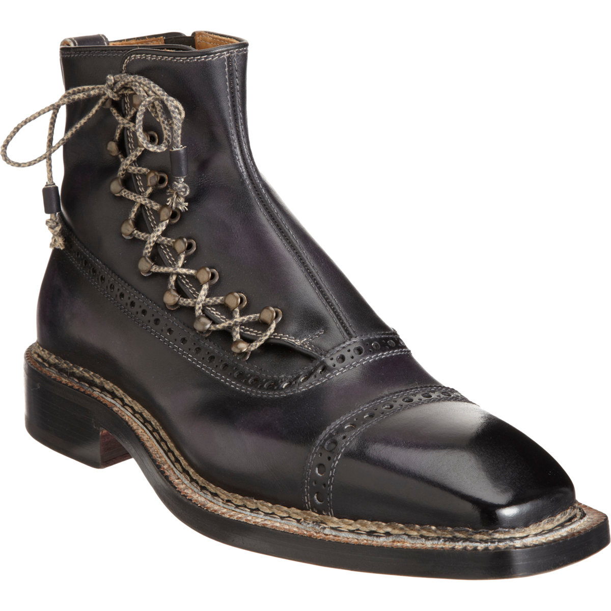 mens boot spats lyst bettanin venturi laceup spats boot in purple for mens boot spats lyst bettanin venturi laceup spats boot in purple for