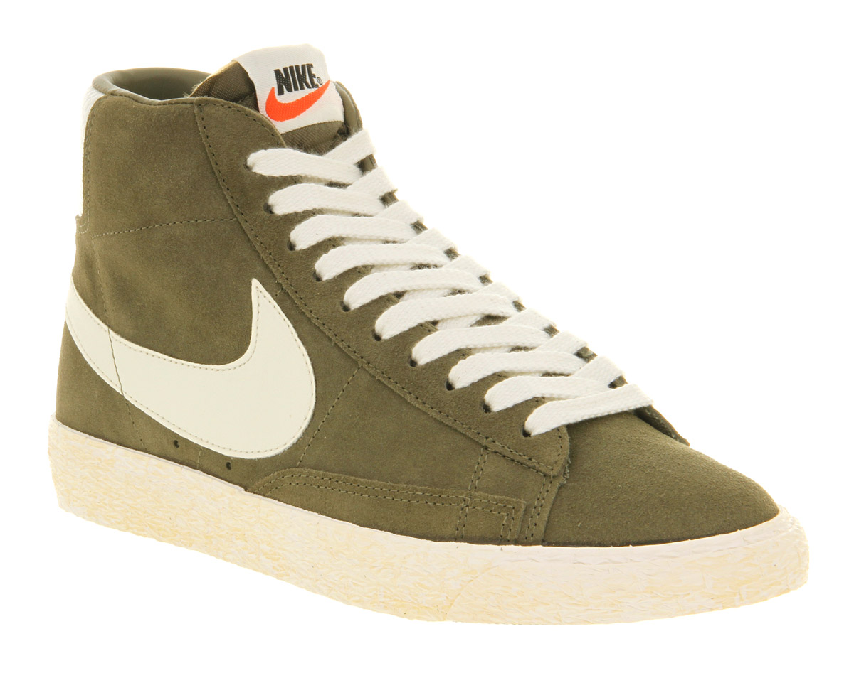 nike blazer verde militare