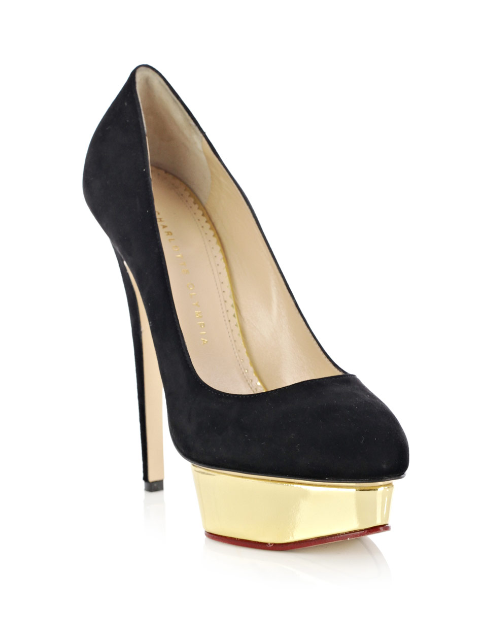 Lyst - Charlotte olympia Dolly Signature Shoes in Black