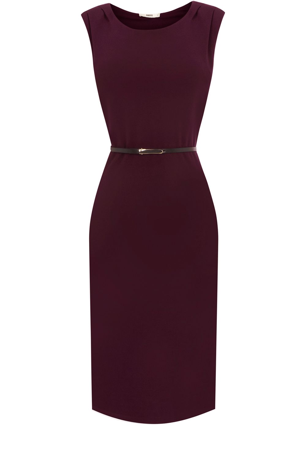 Oasis Bodycon Dress in Purple (dark purple) | Lyst