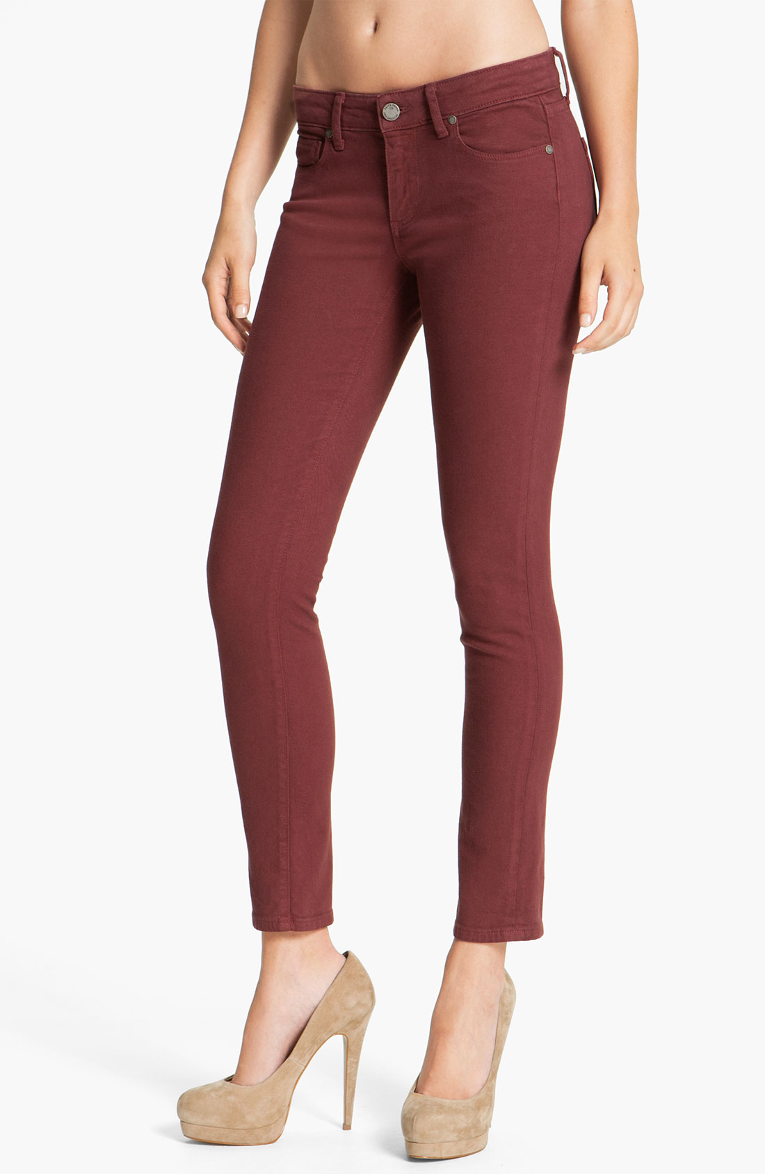 Paige Paige Skyline Skinny Jeans in Blue (cheer) | Lyst
