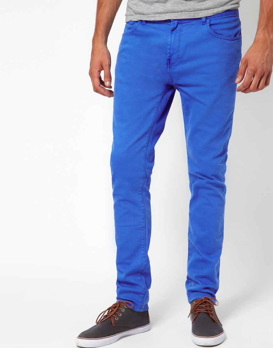 River Island Skinny Jeans in Blue for Men | Lyst
