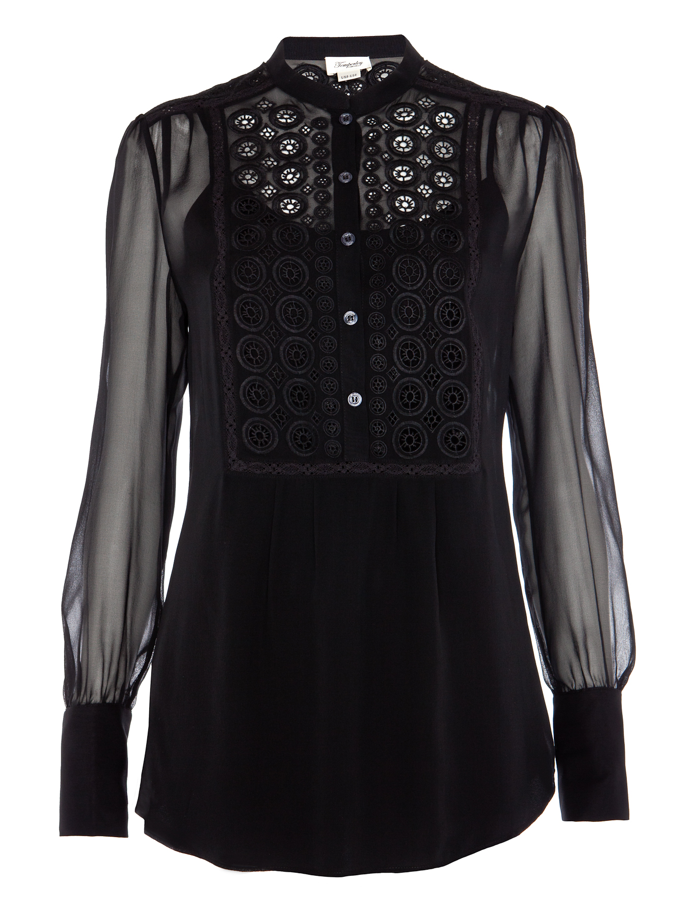 Lyst - Temperley London Moriah Shirt in Black