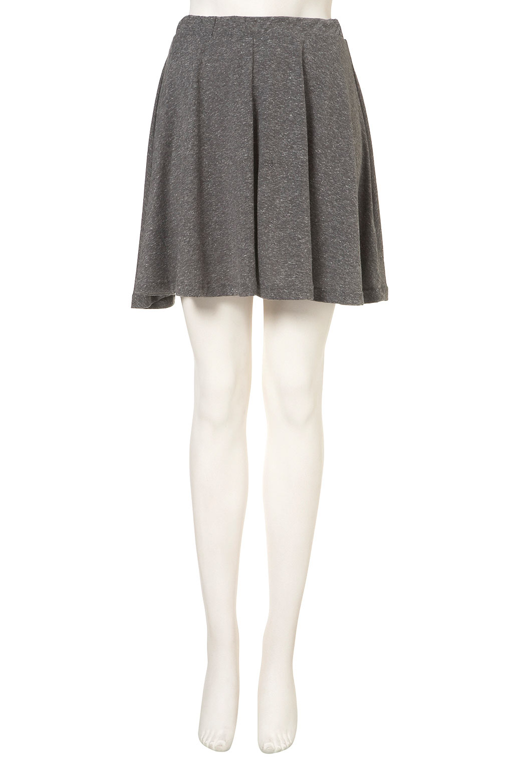 Lyst Topshop Grey Marl Speckle Skater Skirt In Gray 