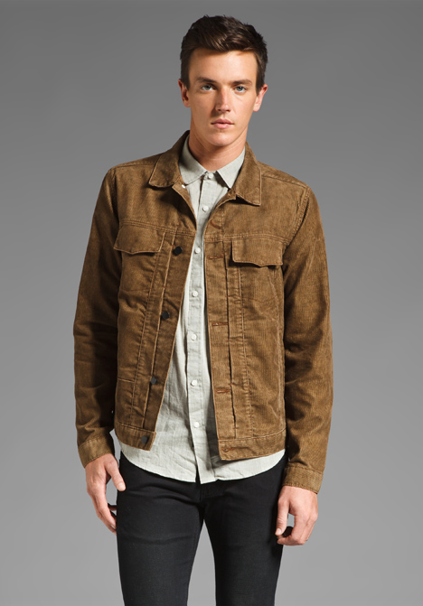 Brown Denim Jacket - JacketIn