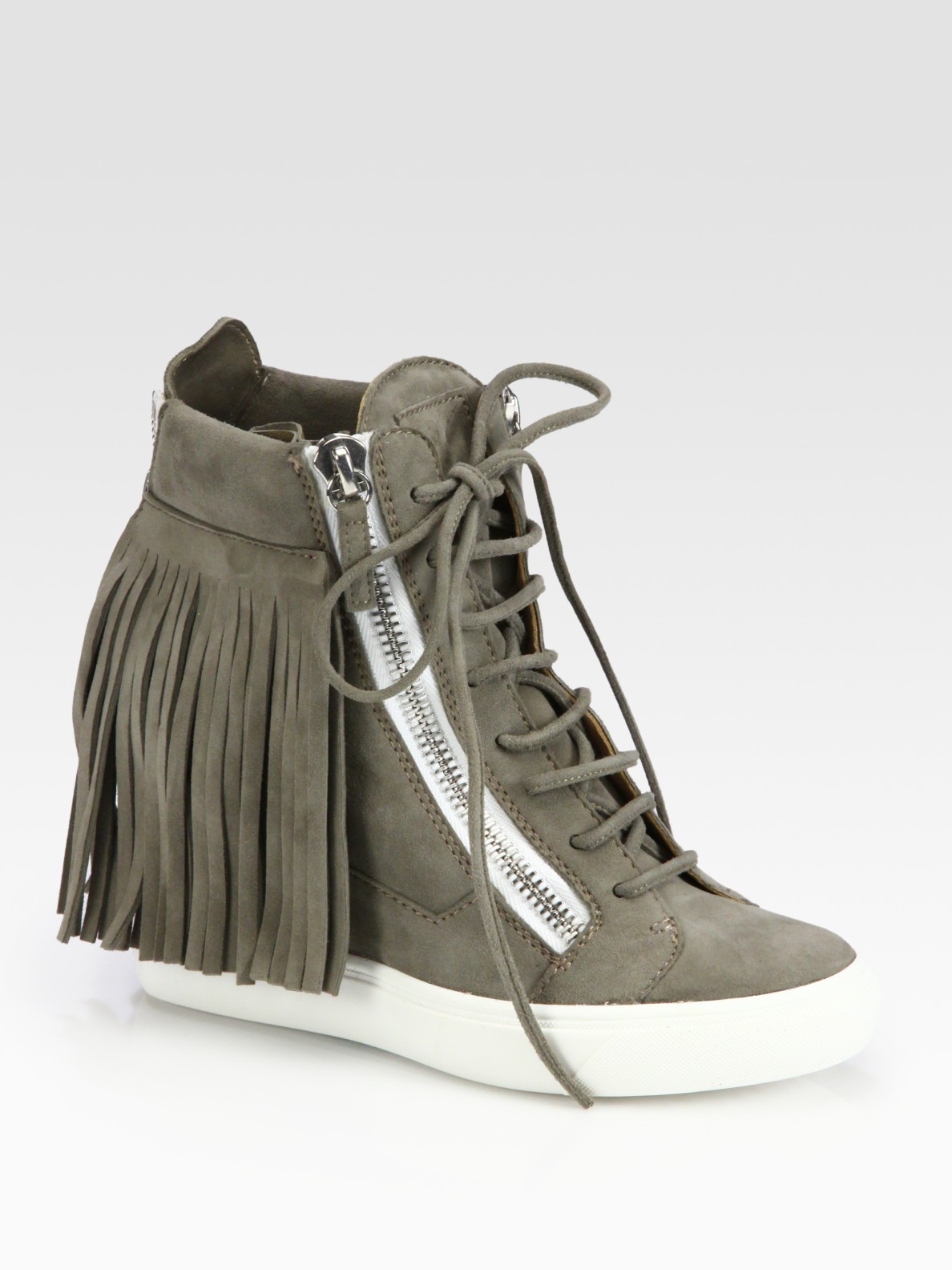 giuseppe zanotti sneaker wedge lyst giuseppe zanotti suede fringe wedge sneakers in brown giuseppe zanotti sneaker wedge lyst giuseppe zanotti suede fringe wedge sneakers in brown