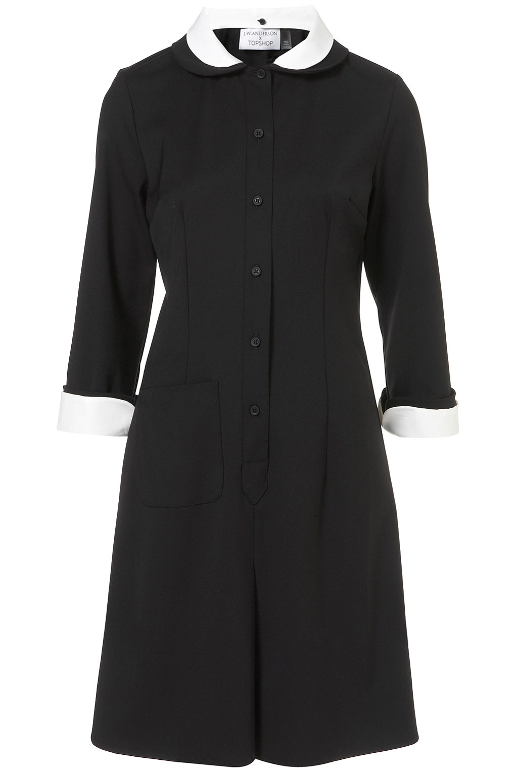 Topshop French Maids Dress in Black | Lyst