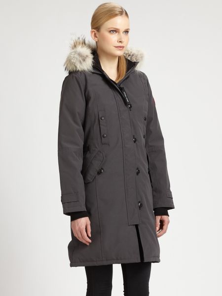 Canada Goose Kensington Parka in Gray (graphite) | Lyst