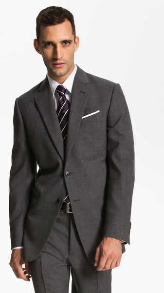 Armani Giorgio Trim Fit Suit in Gray for Men (grey) | Lyst