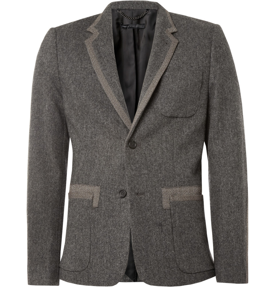 Lyst - Marc By Marc Jacobs Yelena Felt Jacket in Gray for Men