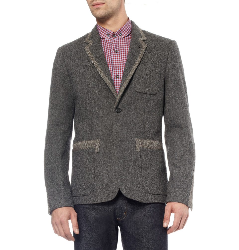 Lyst - Marc By Marc Jacobs Yelena Felt Jacket in Gray for Men