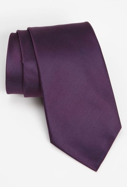 Calvin Klein Berry Fashion Skinny Tie in Purple for Men (Plum) | Lyst