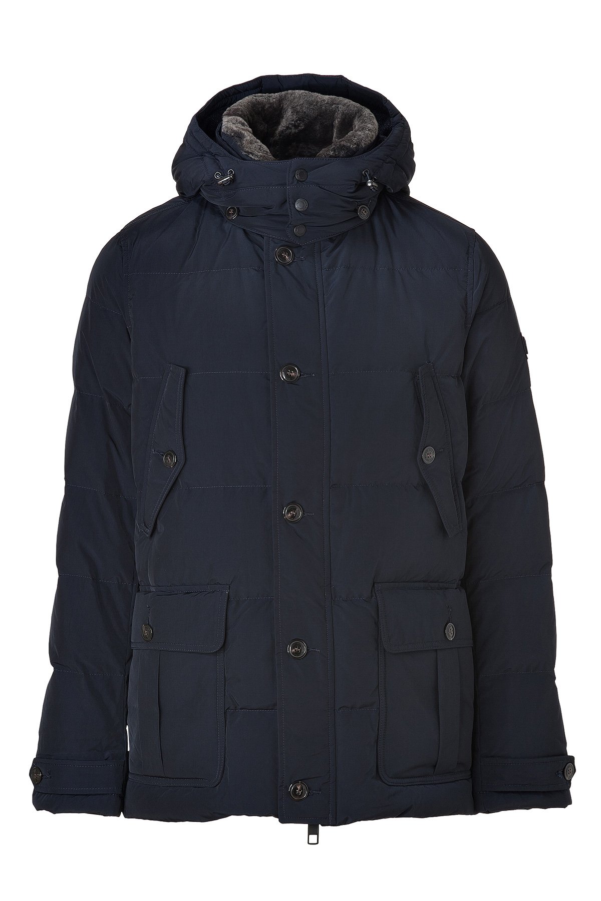 Lyst - Woolrich Classic Navy Pocono Down Parka in Blue for Men