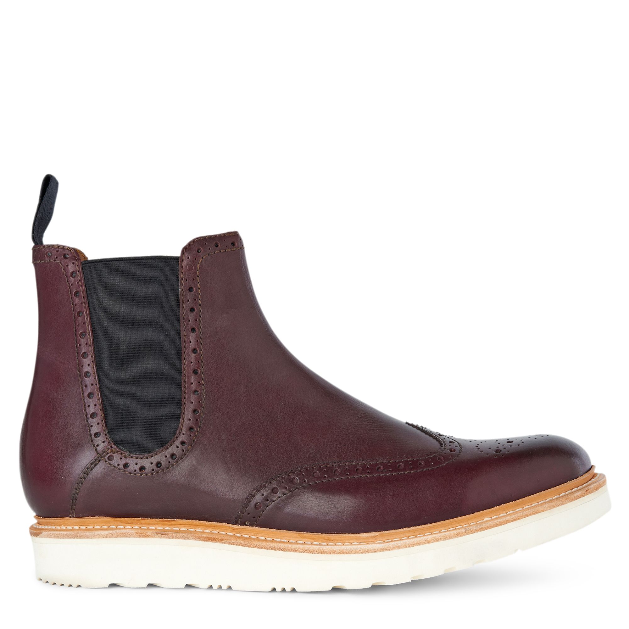 Grenson Alistair Wedged Chelsea Boots in Purple for Men (wine) | Lyst