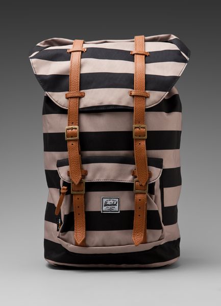 Herschel Supply Co. Little America Backpack in Brown (black & taupe) | Lyst