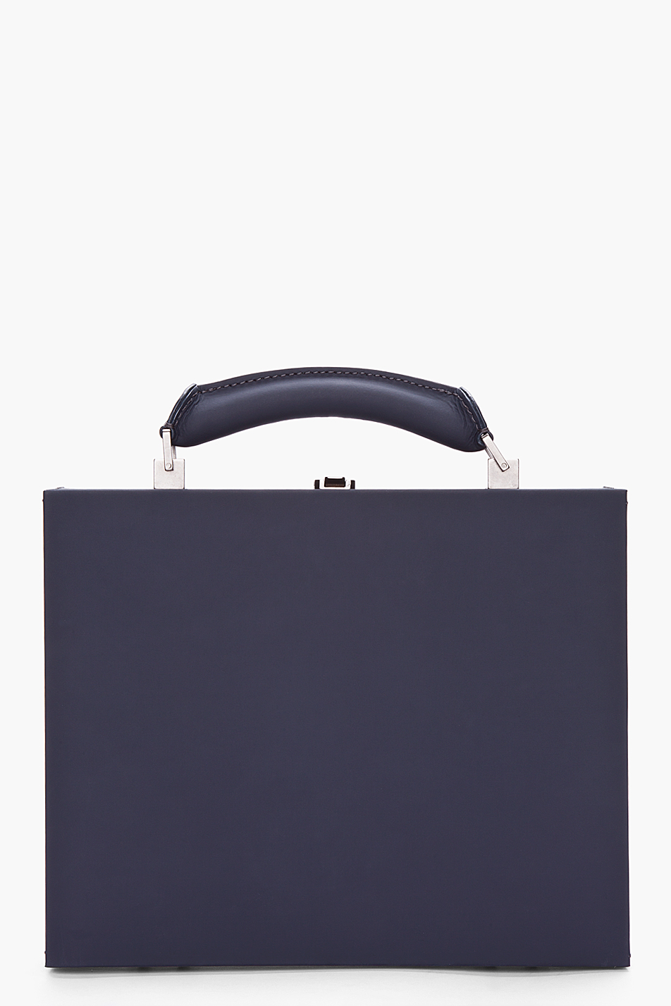 navy blue briefcase