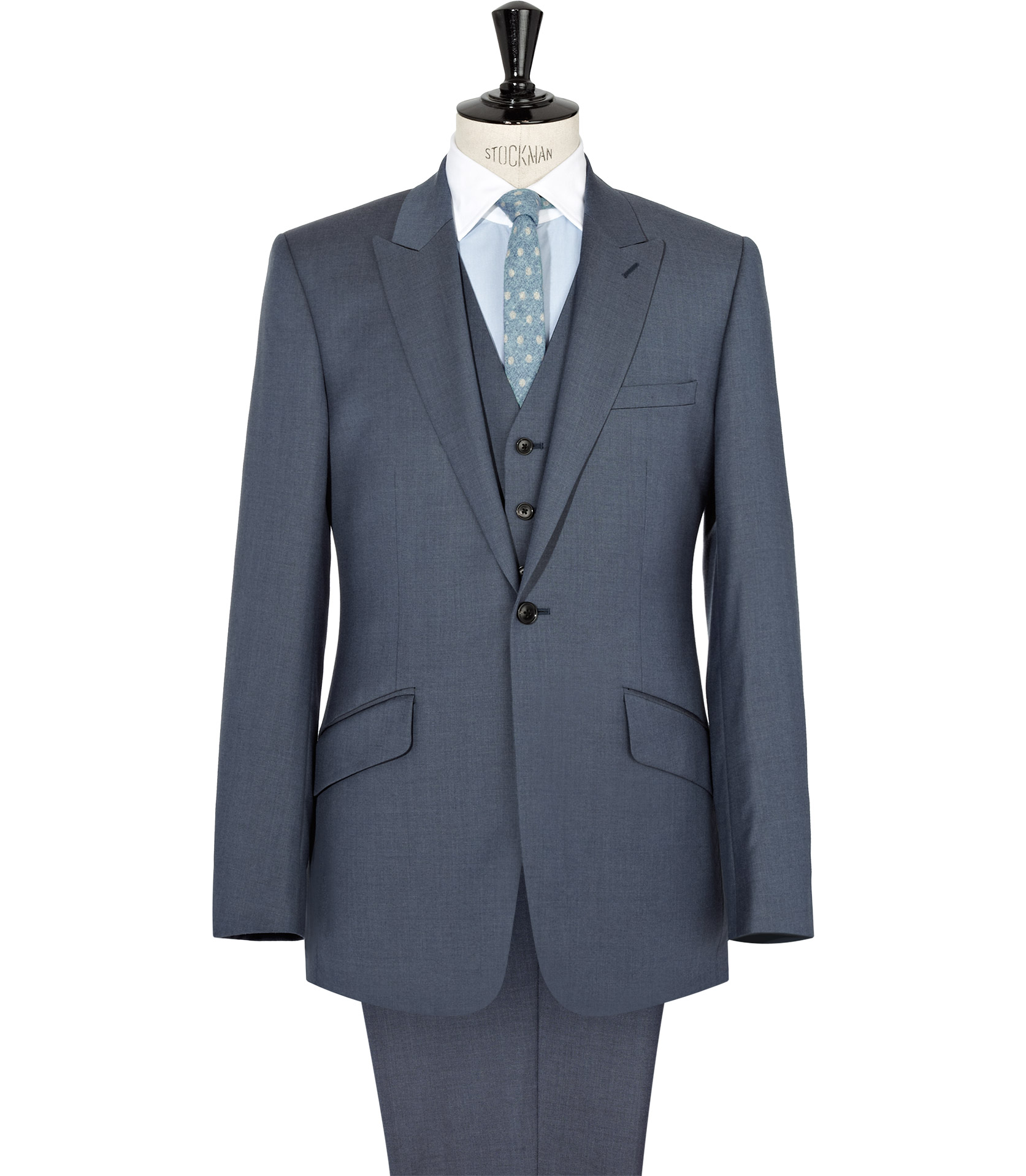 Lyst - Reiss Butcher Three Piece Suit in Blue for Men