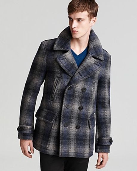 Burberry Brit Paragon Plaid Jacket in Blue for Men (navy) | Lyst