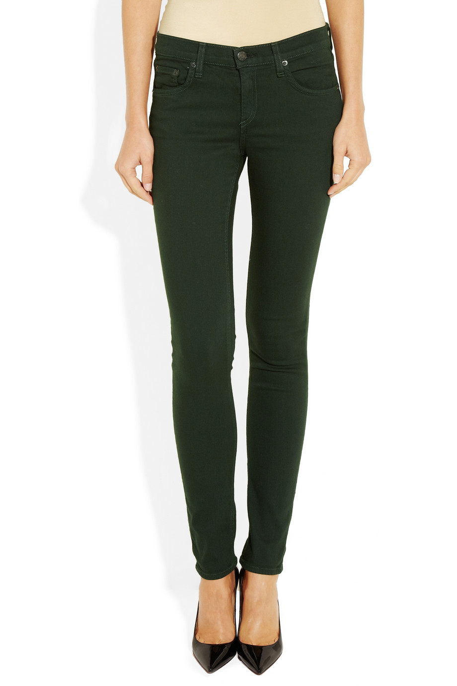 rag and bone green pants