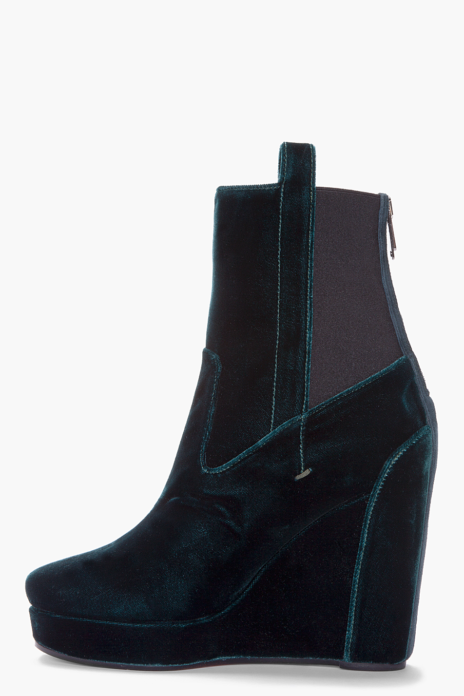 womens emerald green boots