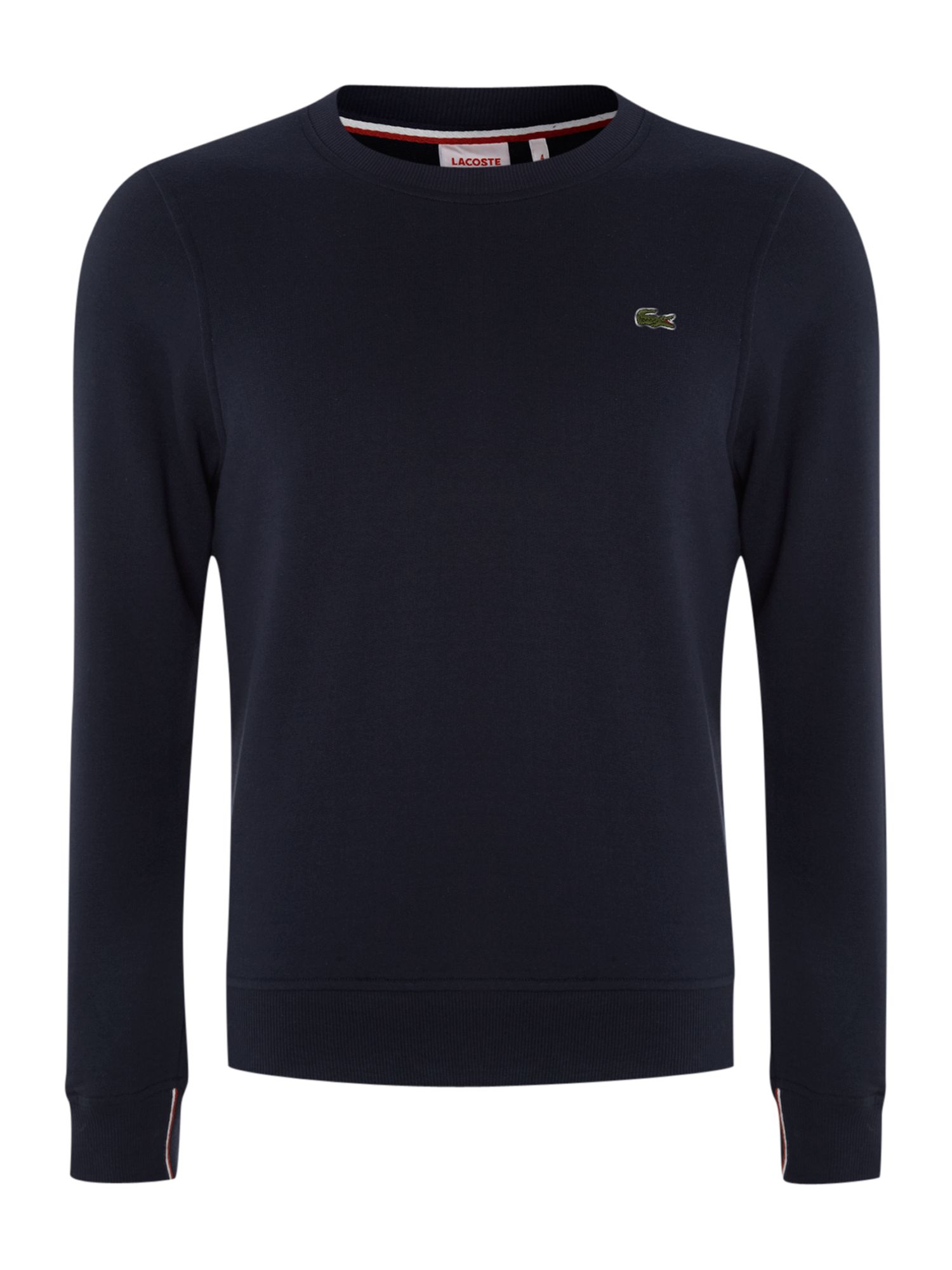 Lacoste Live Crew Neck Sweater in Blue for Men | Lyst