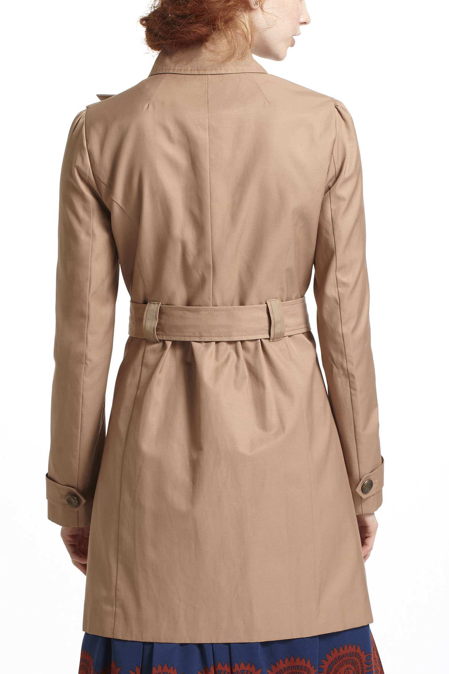 Anthropologie Sleeveless Ruffle Cape In Natural Lyst Gallery