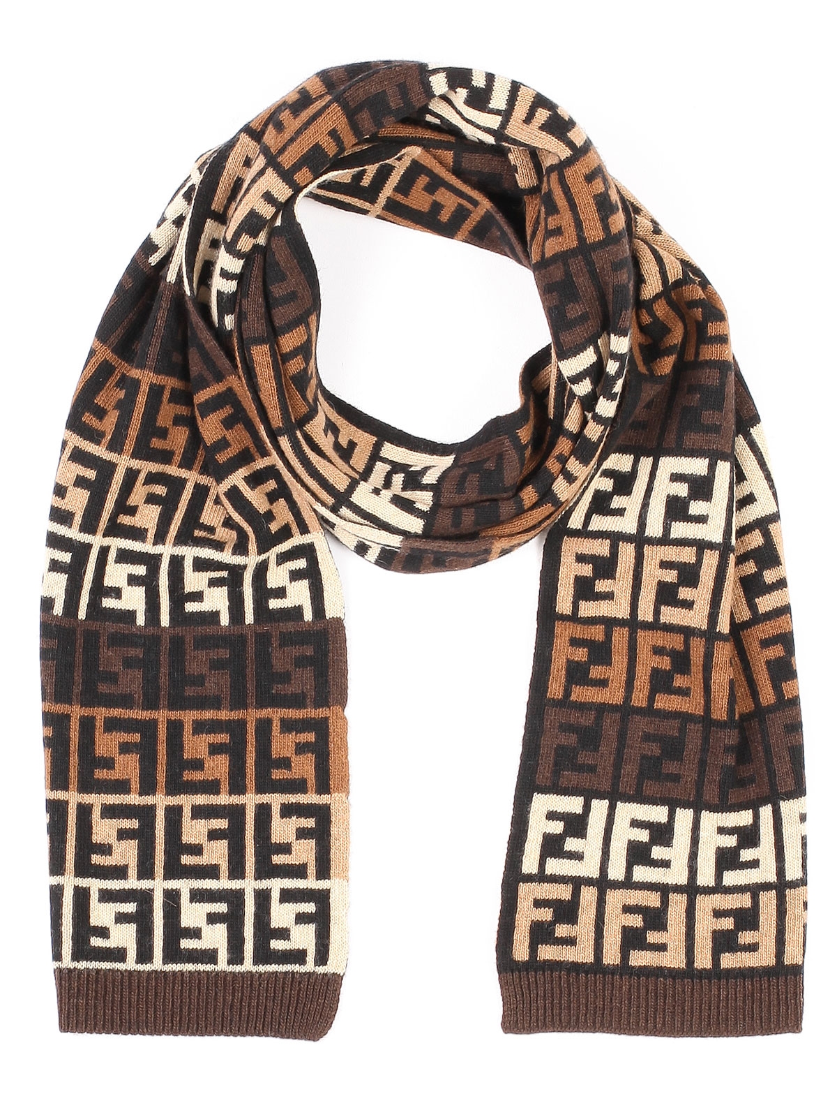 Fendi Fendi Scarf in Brown for Men | Lyst