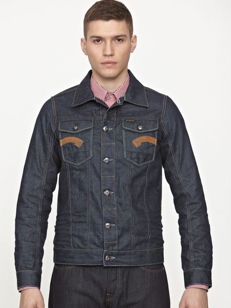 G-star Raw Gstar Raw Mens Heller Border Arc Denim Jacket in Blue for ...