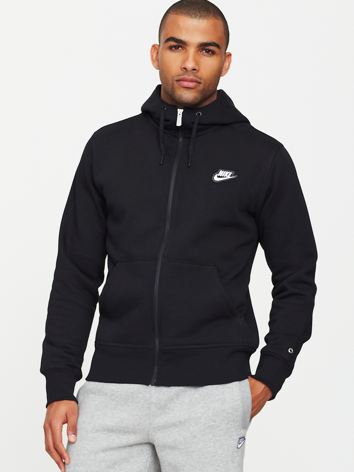 Nike Mens Limitless Small Logo Zip Through Hoody in Black for Men | Lyst