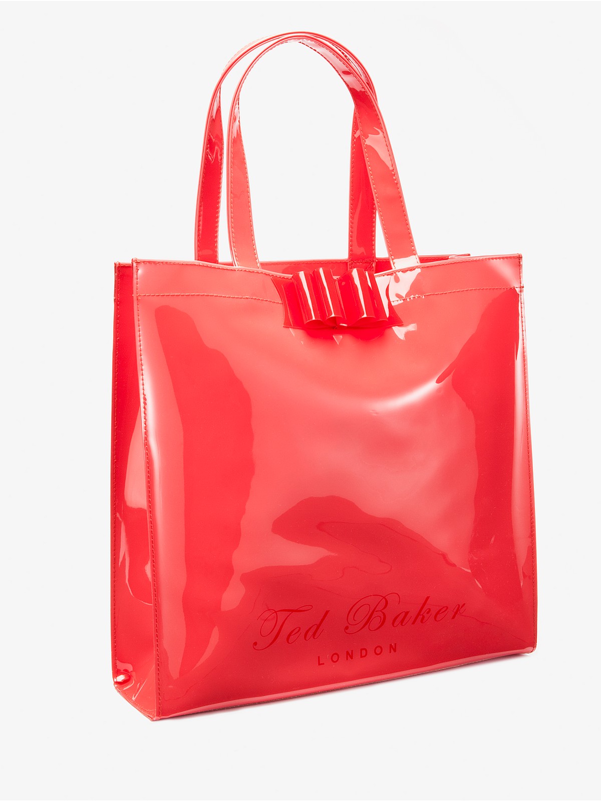 Ted Baker Ted Baker Bow Icon Tote in Red (coral) | Lyst