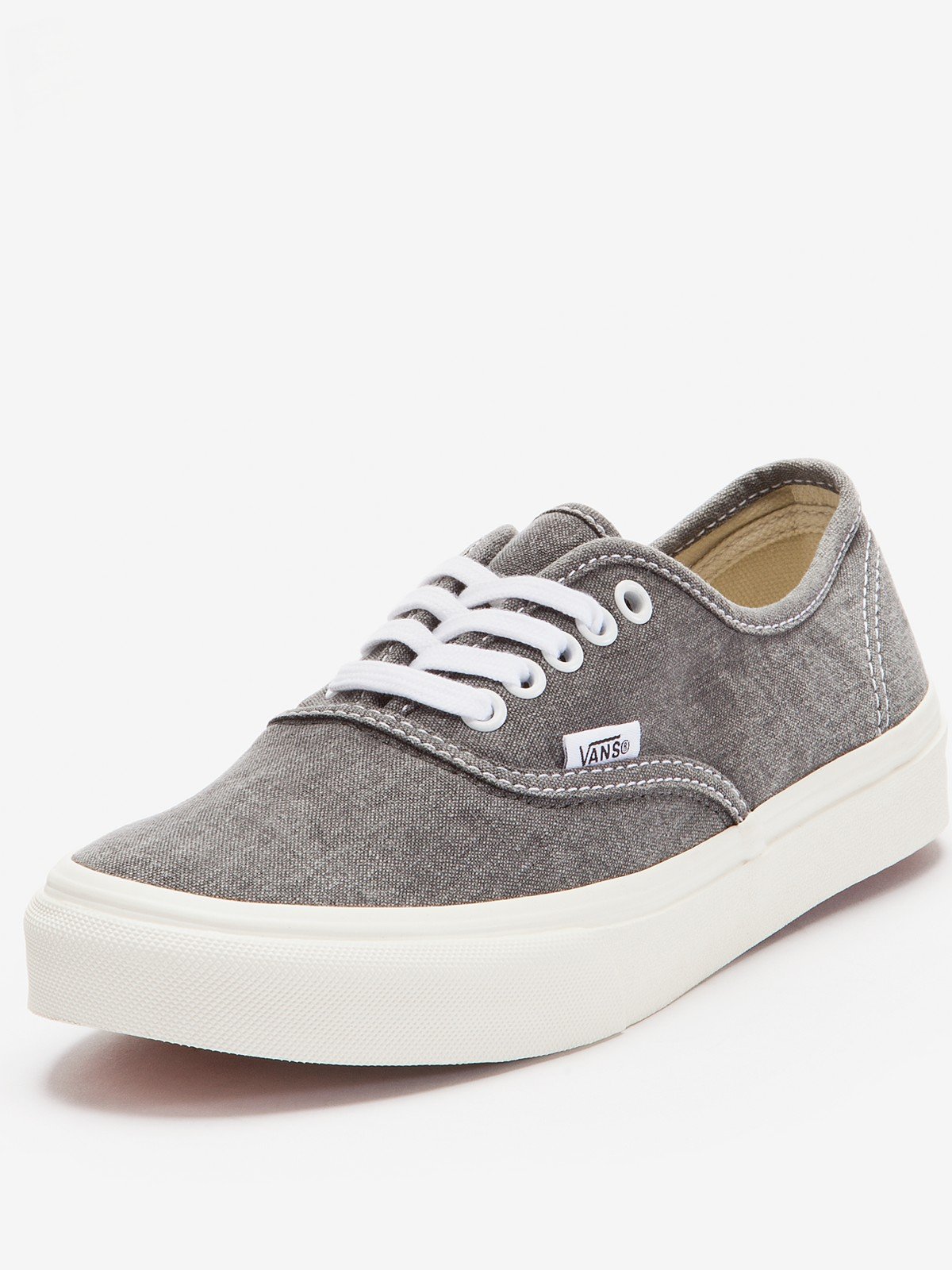 Vans Vans Authentic Slim Pumps in Gray (washed_black) | Lyst