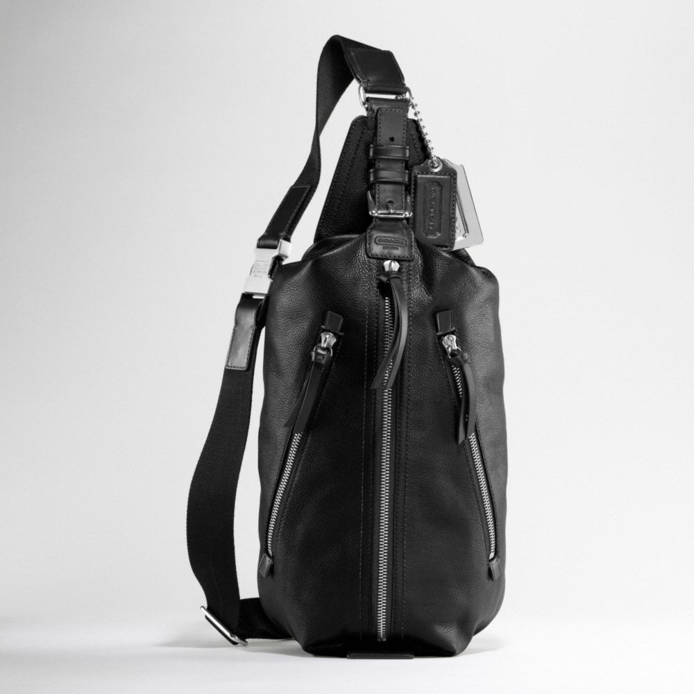 Lyst - Coach Thompson Leather Sling Pack in Black for Men