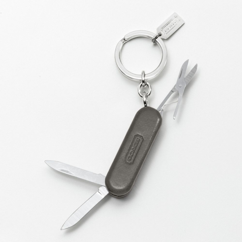 Coach Novelty Pocket Knife Key Ring in Metallic for Men Lyst
