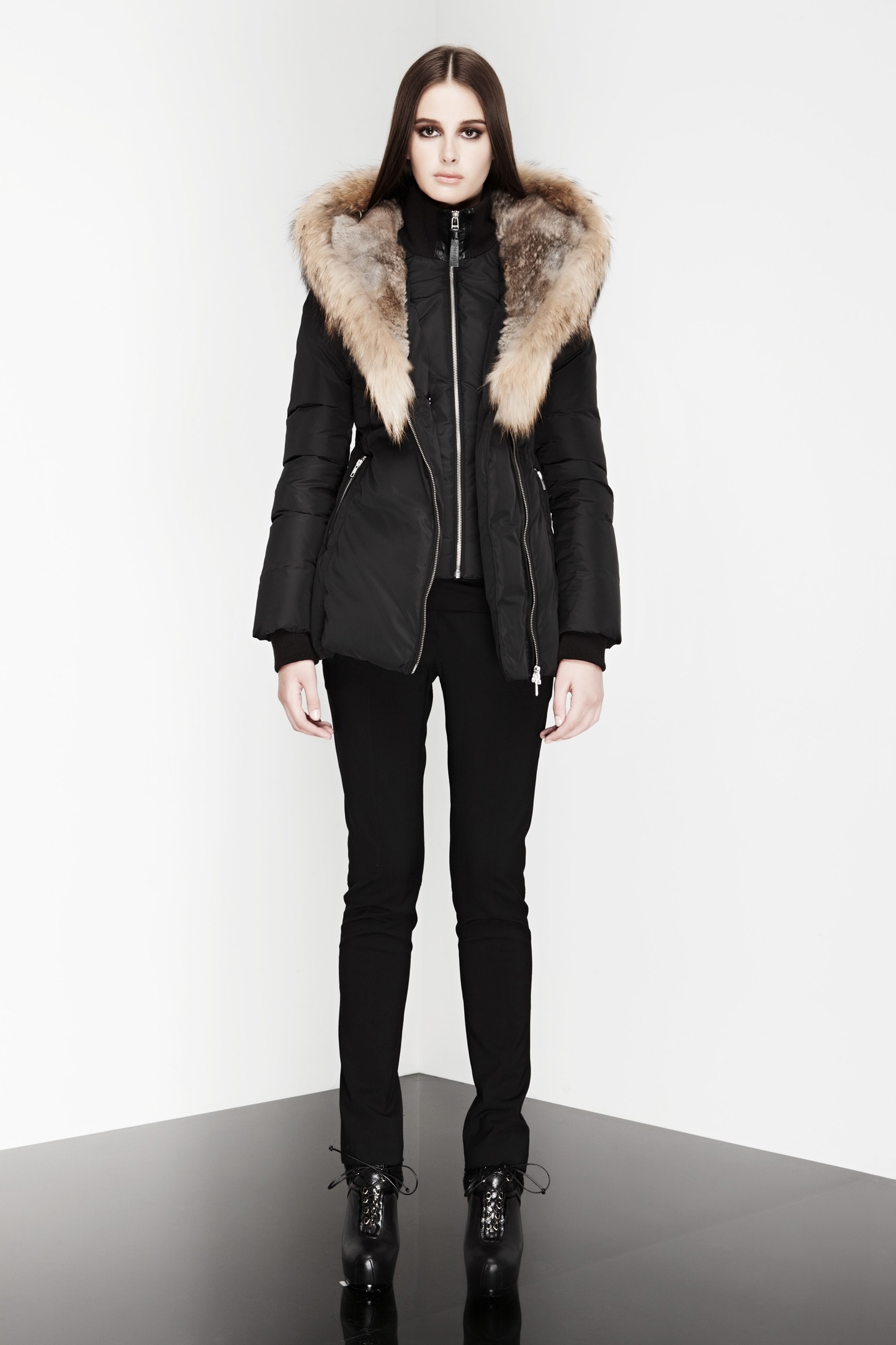 Lyst Mackage Akiva Coat in Black