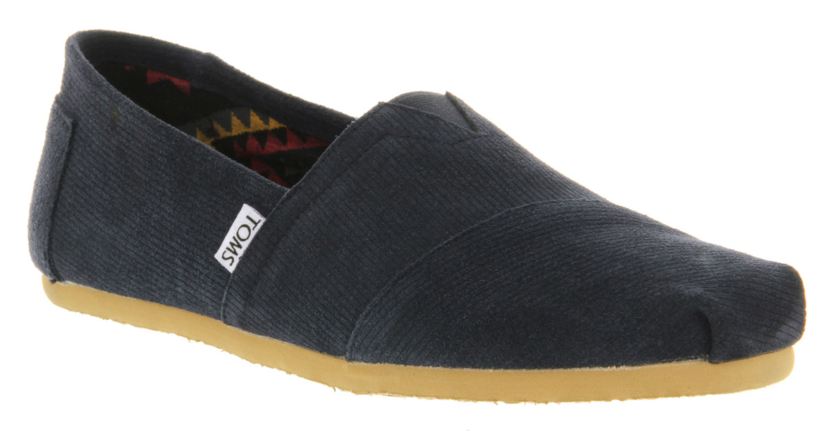 navy blue toms