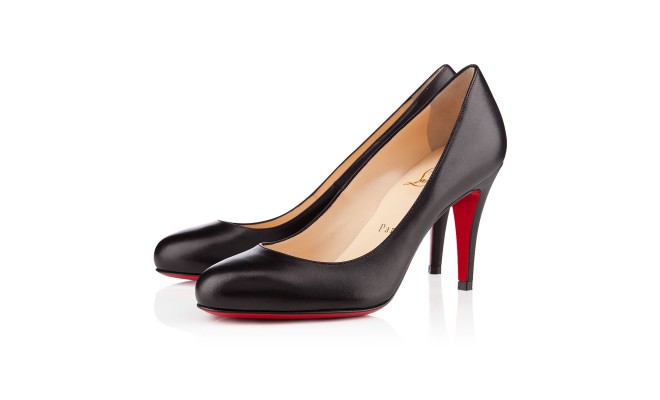 christian louboutin ron ron 85 leather pumps