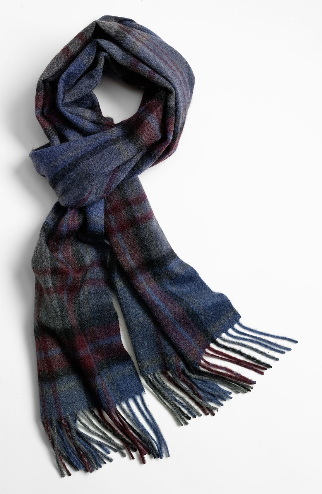 John W. Nordstrom® Cashmere Scarf in Blue for Men | Lyst