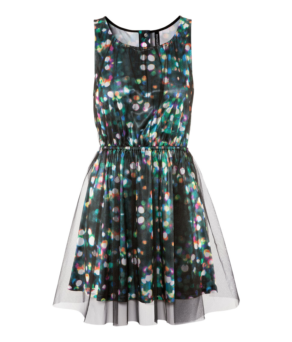 Lyst H&m Dress in Black