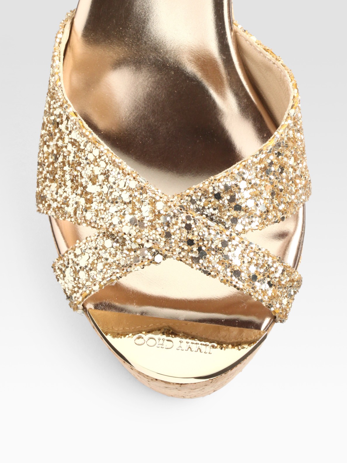 jimmy choo cork wedge
