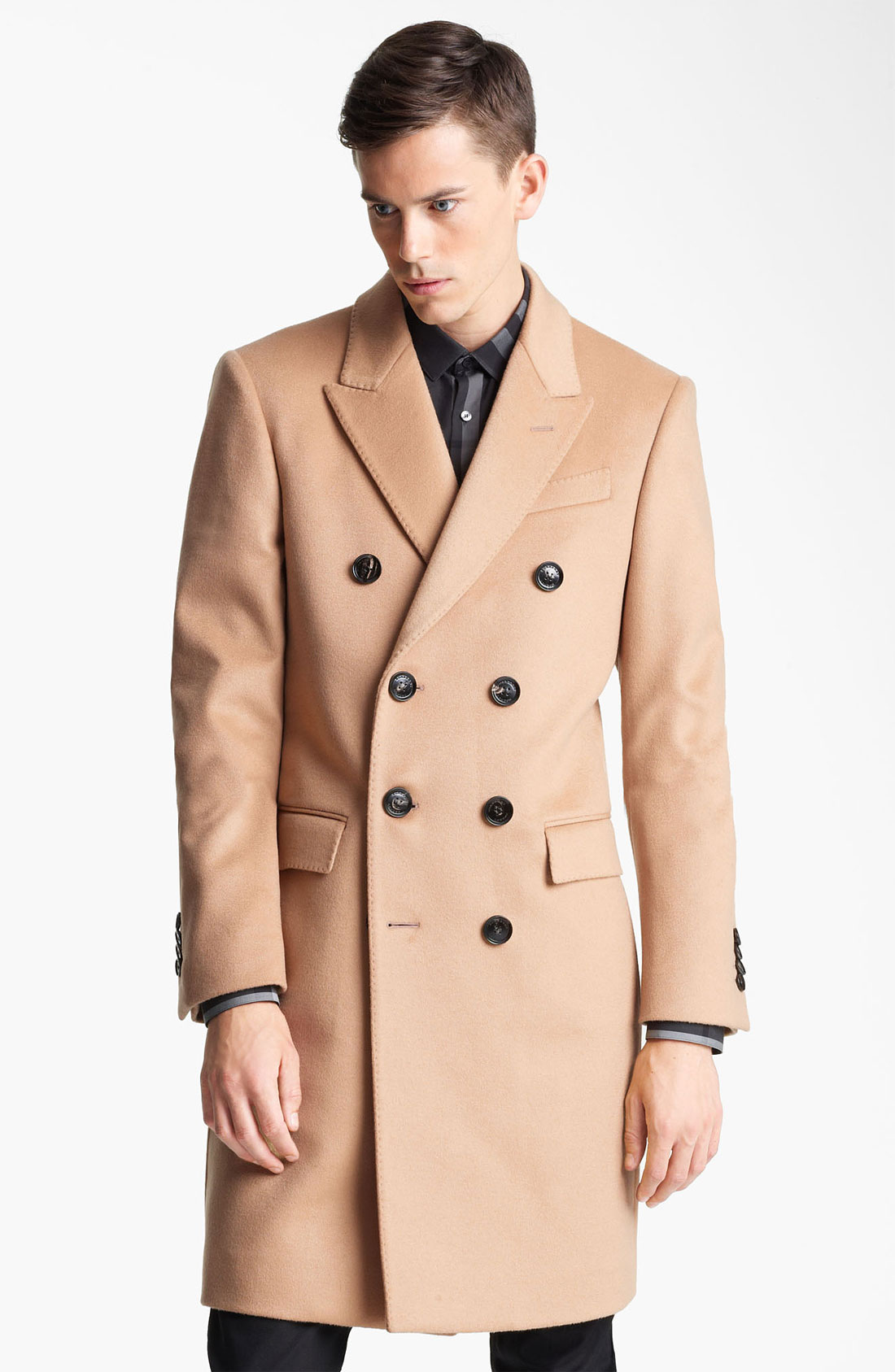 Mens Camel Cashmere Coat - Coat Nj