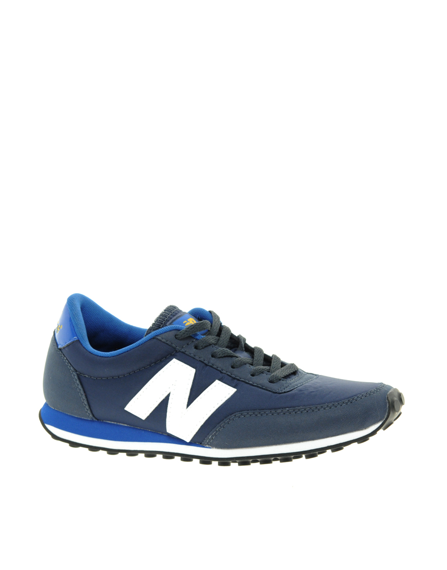 Lyst - New Balance 410 Navy Sneakers in Blue