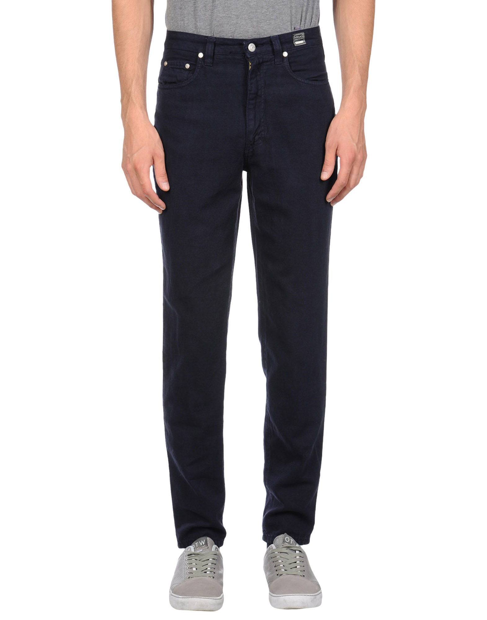 Versace jeans Casual Trouser in Blue for Men (Dark blue) | Lyst