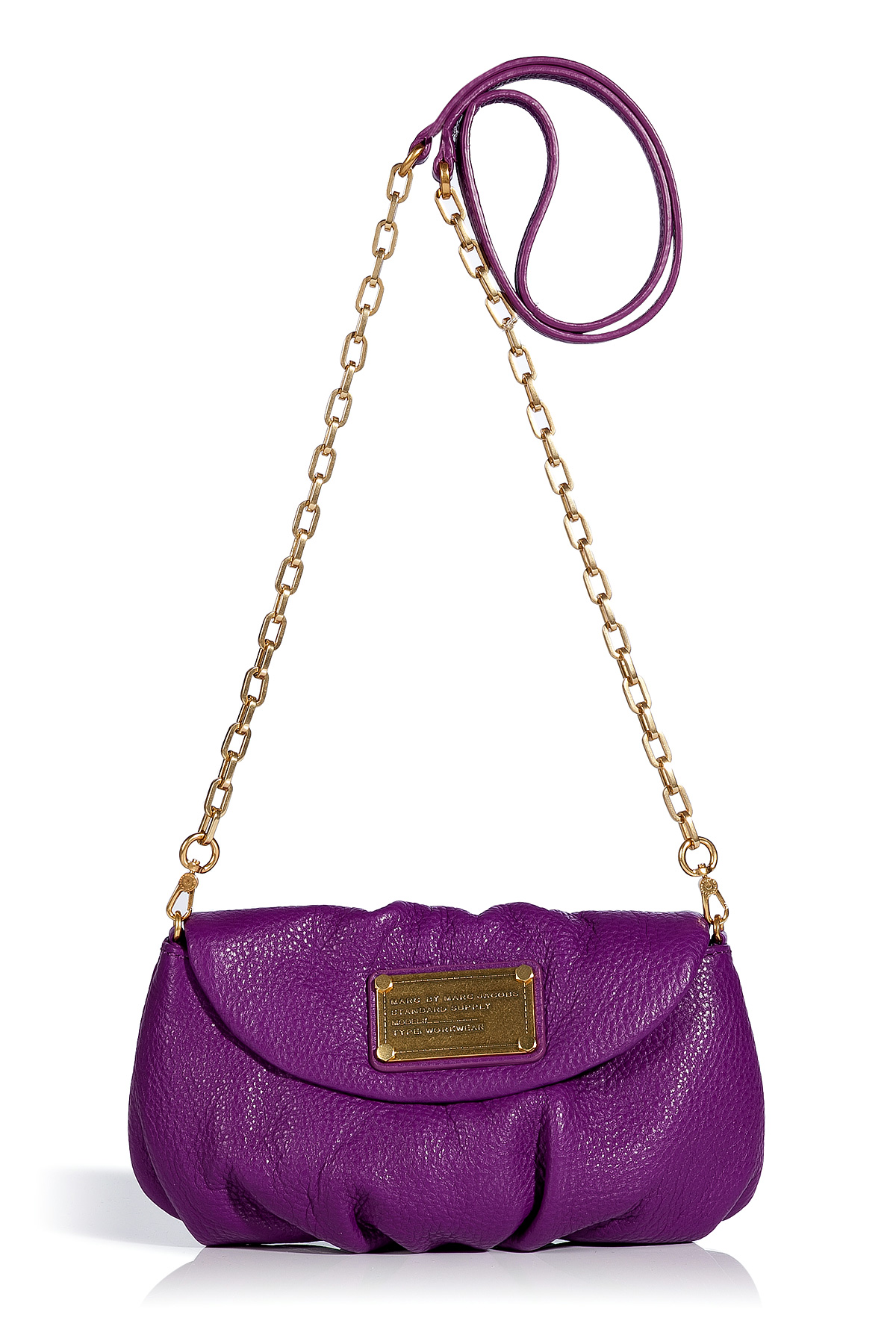 Marc By Marc Jacobs Violet Leather Karlie Crossbody Bag in Purple ...