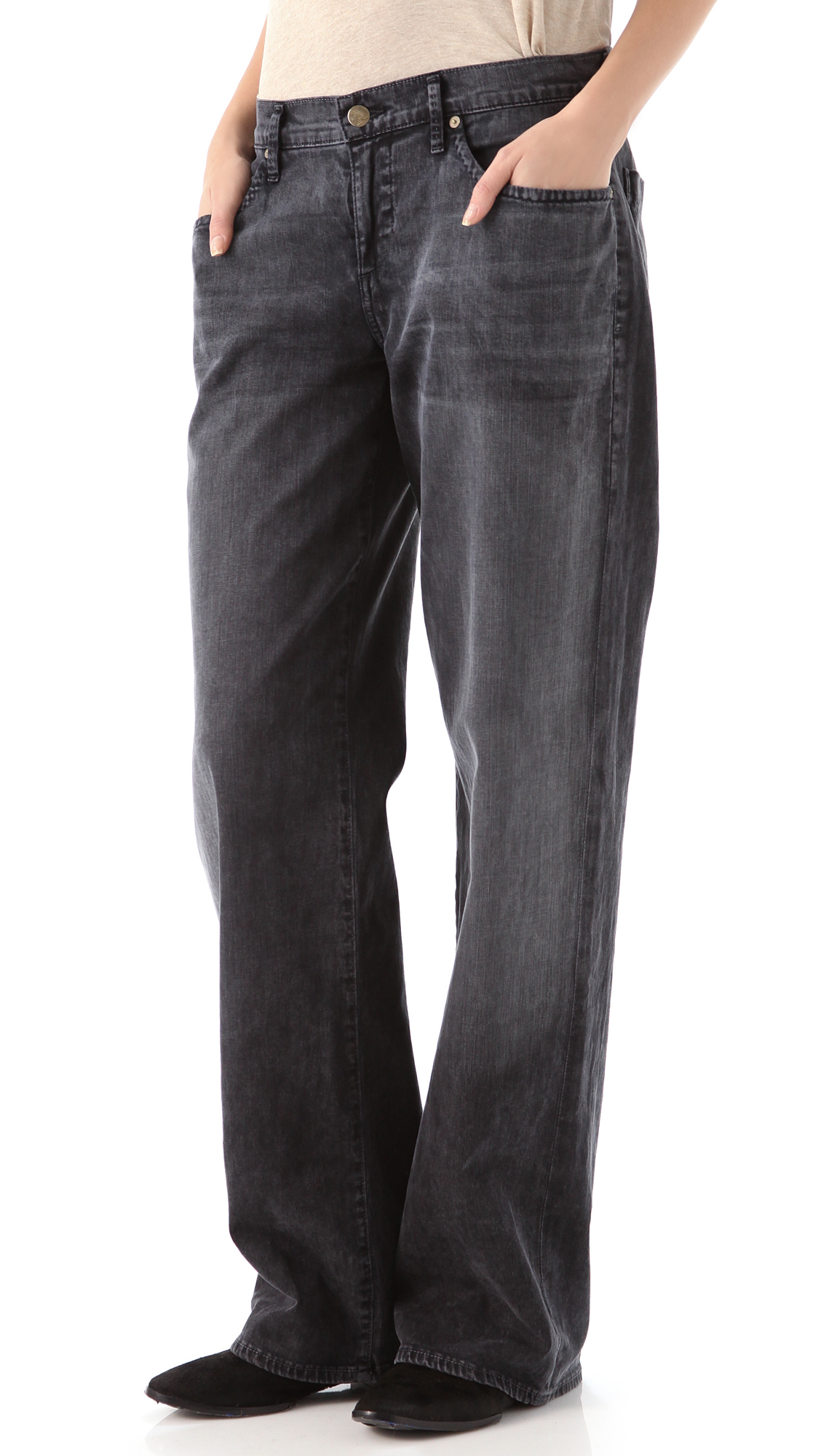 Citizens Of Humanity Fusion Loose Fit Jeans in Gray | Lyst