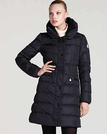 moncler vos three-quarter puffer coat moncler vos three-quarter puffer coat