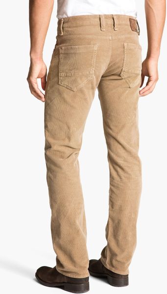 Mavi Jeans Zach Straight Leg Corduroy Pants in Beige for Men (sand) | Lyst