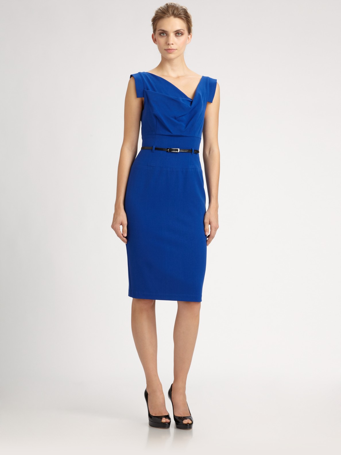 Lyst - Black Halo Jackie O Dress in Blue