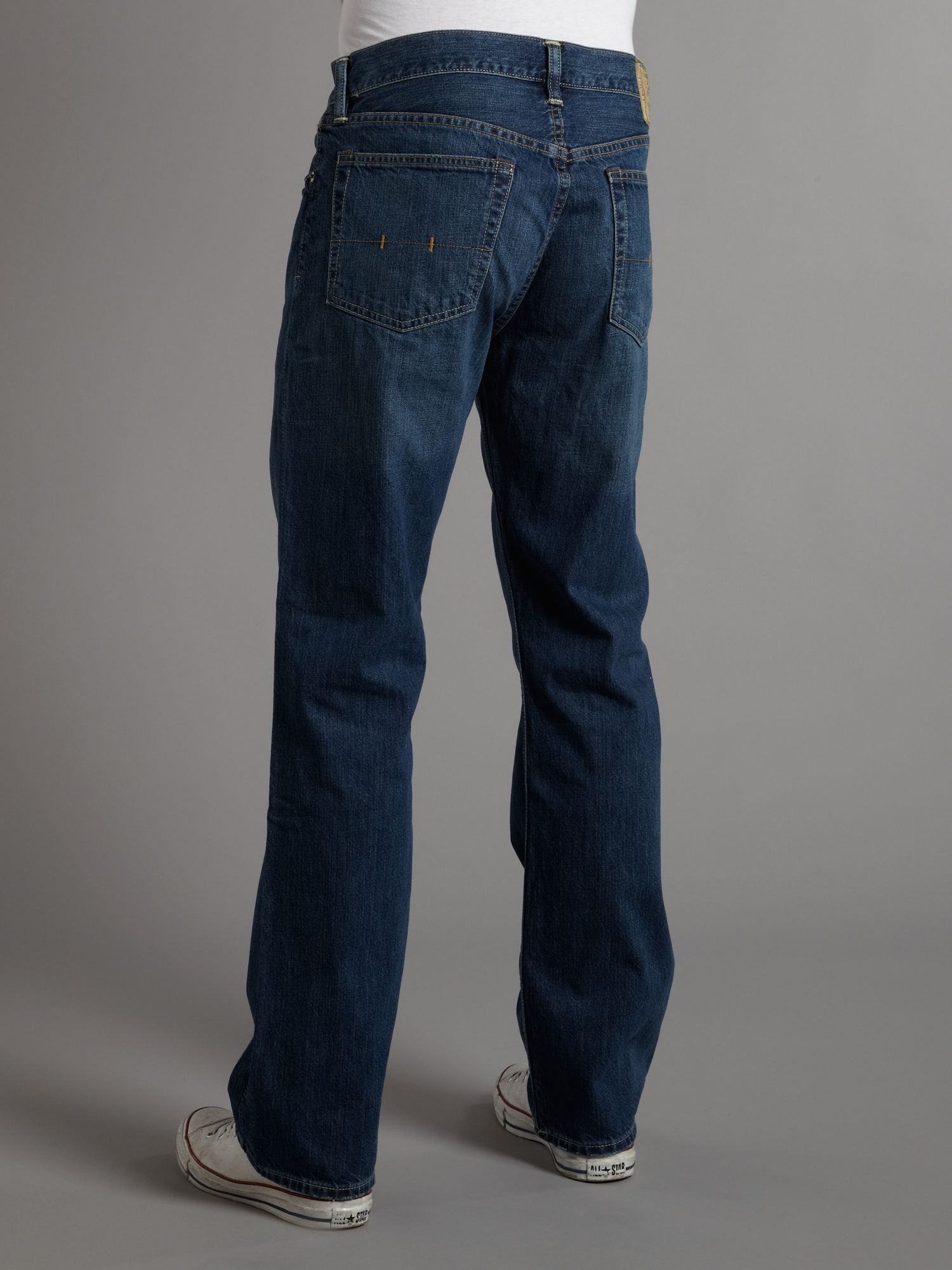 Polo ralph lauren Stanton Straight Fitted Jeans in Blue for Men | Lyst